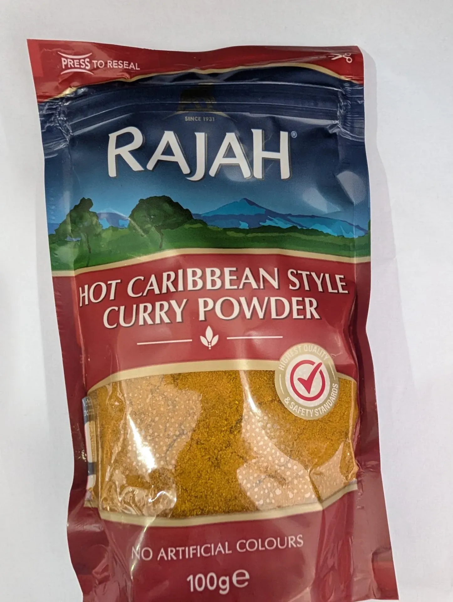 Rajah hot curry 100g