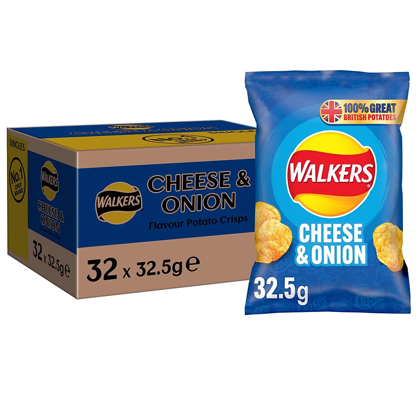 Walkers crisp cheese & onion 32.5g