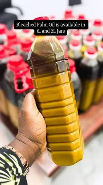 Quality bleached palm oil 1l